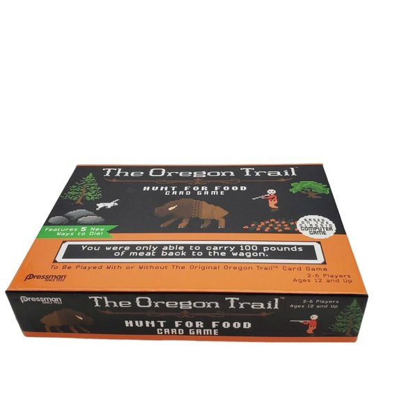 Pressman Games The Oregon Trail Card Game And Hunt For Food